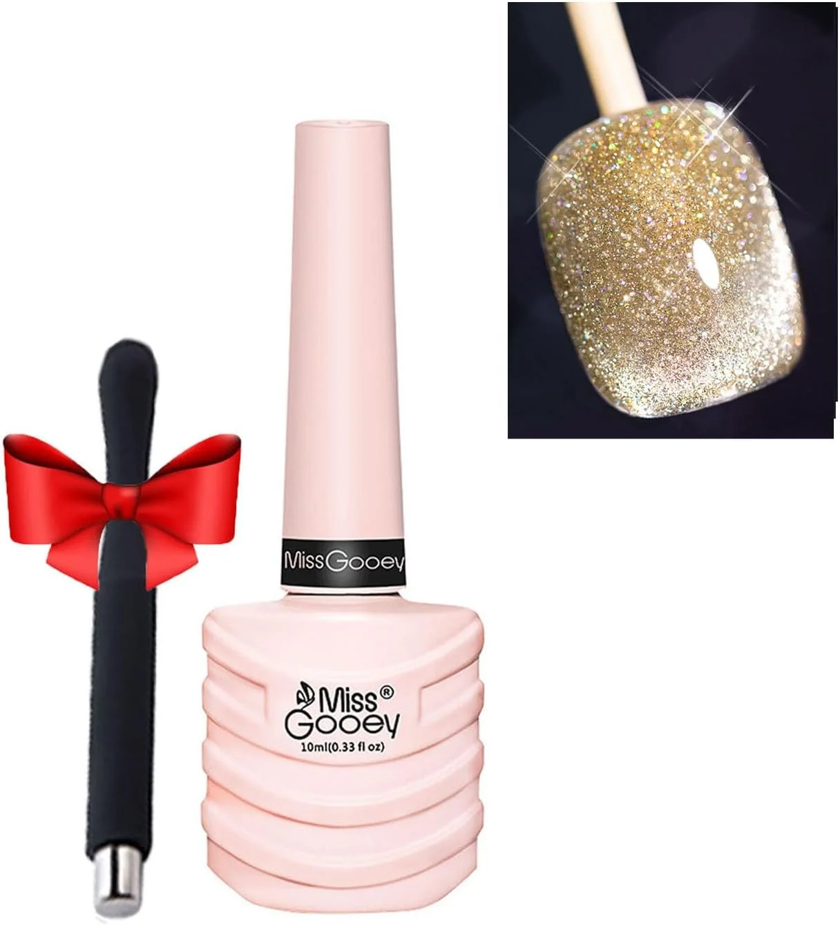 ست لاک ناخن، لاک ژل، لاک ژل چشم گربه ای، اکلیلی با کیت چوب مغناطیسی، رنگ های فوق العاده براق، ماندگاری طولانی، نیاز به UV LED، خشک شدن سریع، طراحی مغناطیسی ناخن (08)