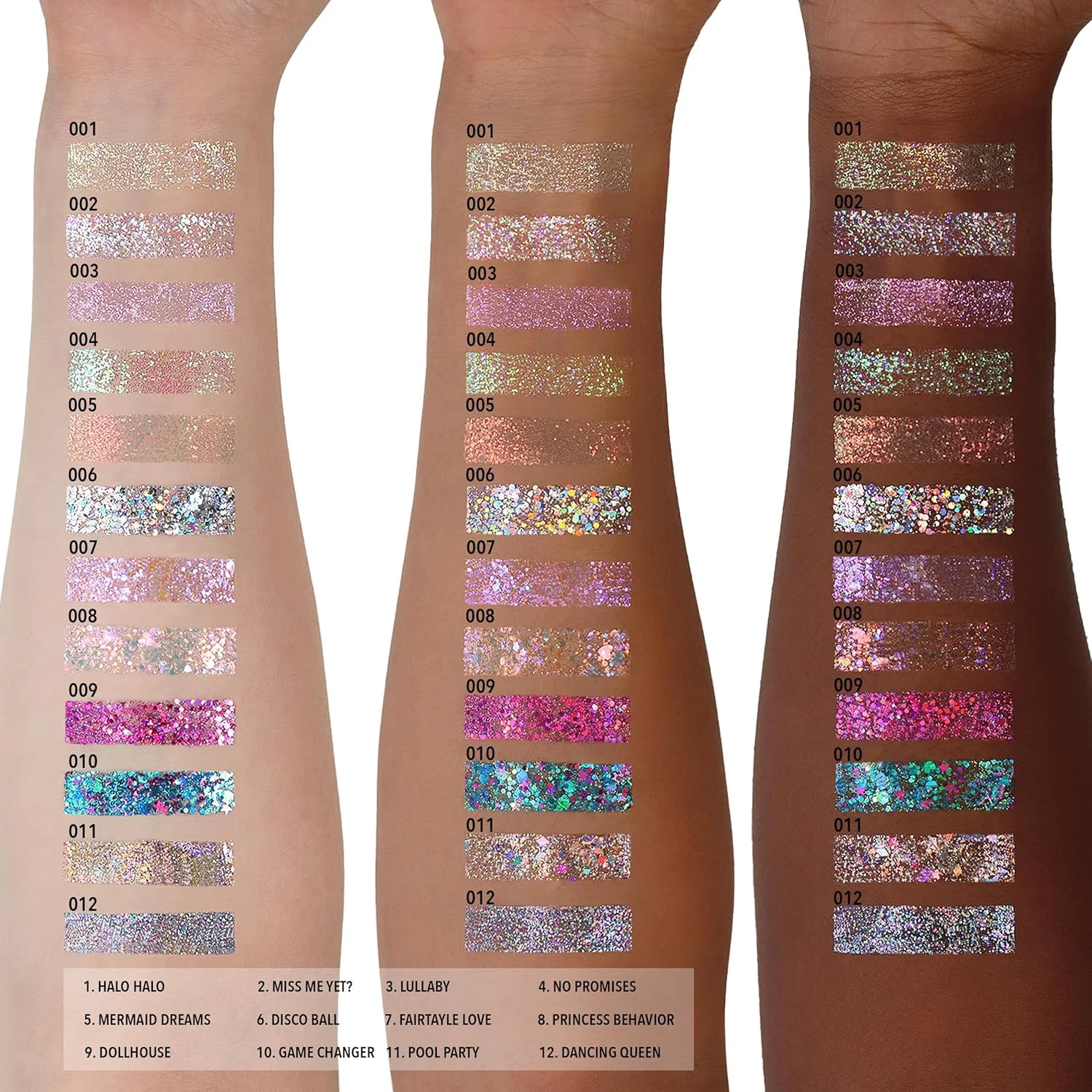 ژل اکلیلی هولوگرام گلام (006، توپ دیسکو)