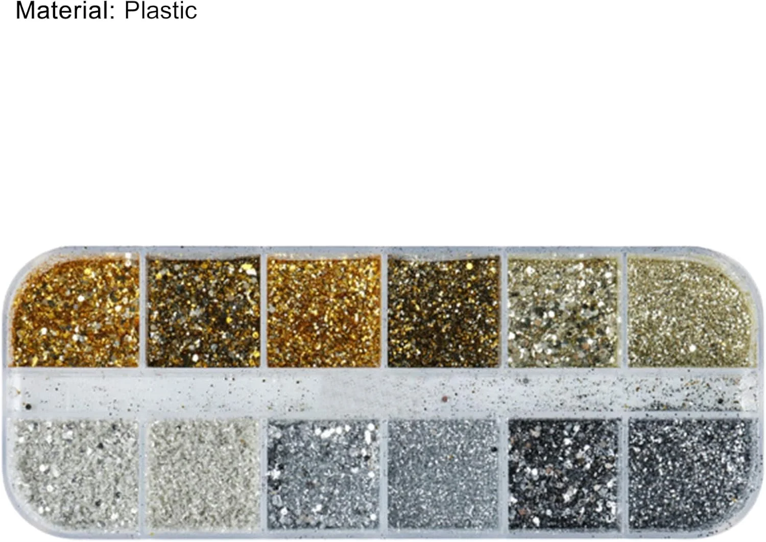 پودر اکلیل ناخن، پولک های تزئینی براق ناخن، هولوگرافیک، مناسب برای طراحی ناخن