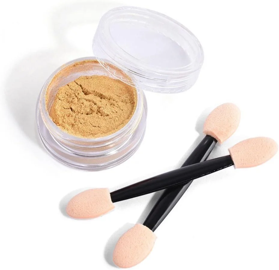 پودر آینه ای ناخن رزگلد LHTL، پودر کروم اکلیلی برای تزئین ناخن (طلایی) پودر آینه ای ناخن رزگلد LHTL، پودر کروم اکلیلی برای تزئین ناخن (طلایی)