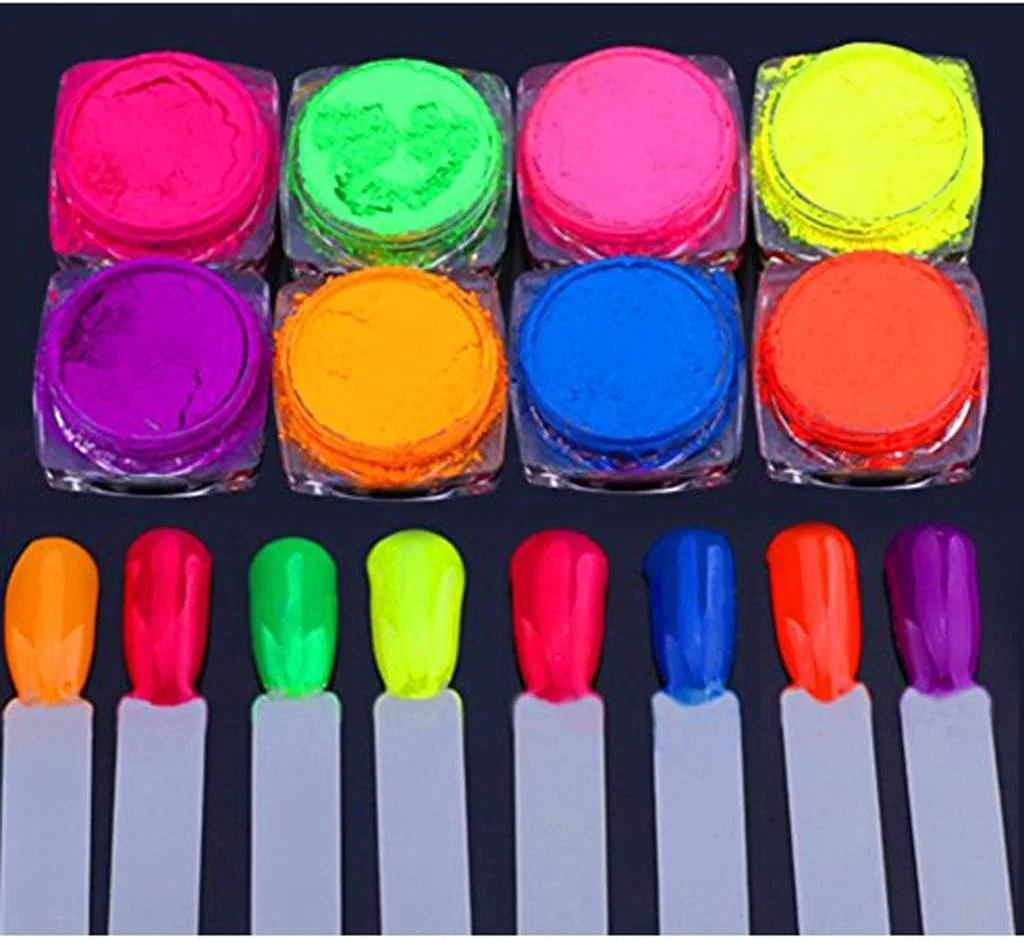 پودر اکلیل ناخن 5 میلی لیتر، اکریلیک، گرادینت، رنگدانه نئون