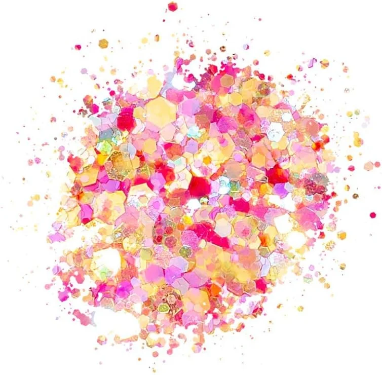 اکلیل سه بعدی هنر ناخن Kiara Sky | مجموعه Sprinkle On، 28 گرم | قابل ترکیب با اکریلیک، لاک ژل یا پودر دیپ | Citrus Got Real