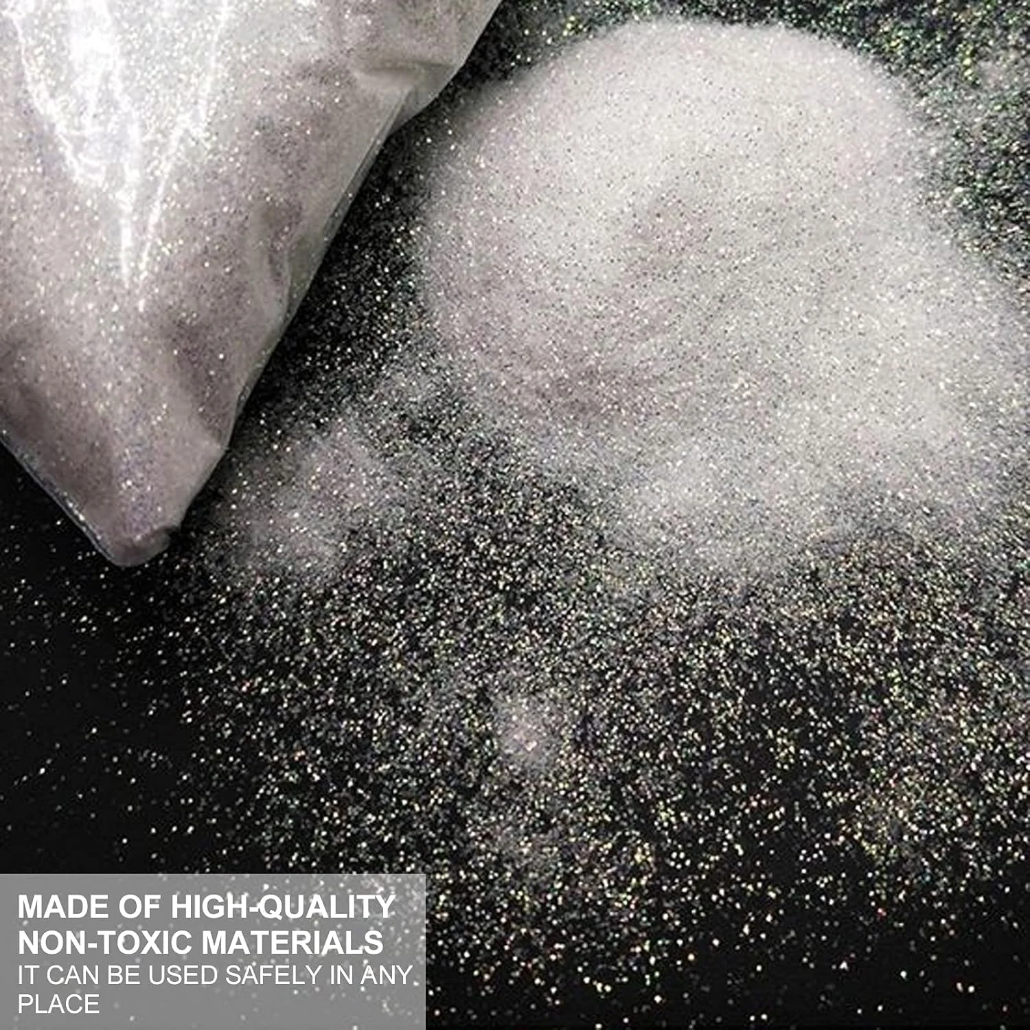 پودر اکلیل هنری ناخن 50 گرمی، مجموعه پودر اکلیل، ماندگار، کاربردی و آسان برای استفاده، پودر چند منظوره برای جشن های آرایشی DIY