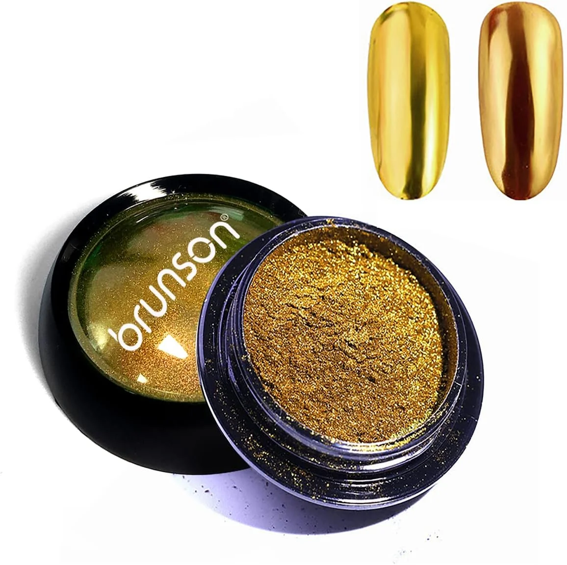 پودر ناخن کروم برانسون، پودر رنگدانه مانیکور رنگین کمانی هولوگرافیک آرورا برای ناخن ها، پودر ناخن براق با درخشندگی بالا، پودر هنر ناخن 1 گرم