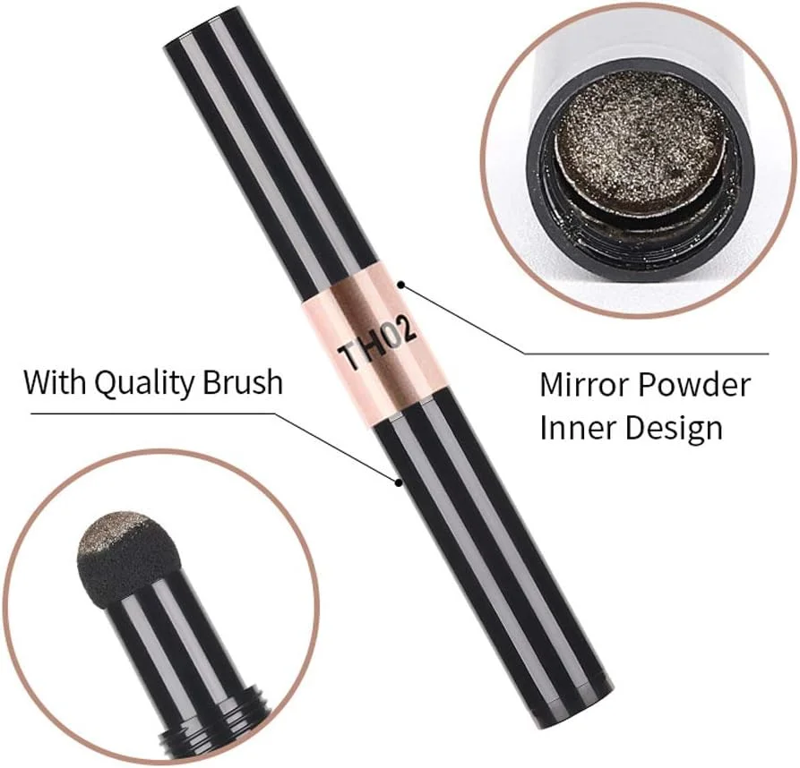 قلم پودر ناخن کهکشانی، قلم پولک کروم پودر ناخن با اثر آینه ای، قلم لاک ژل، مناسب برای طراحی ناخن مدل c131-2