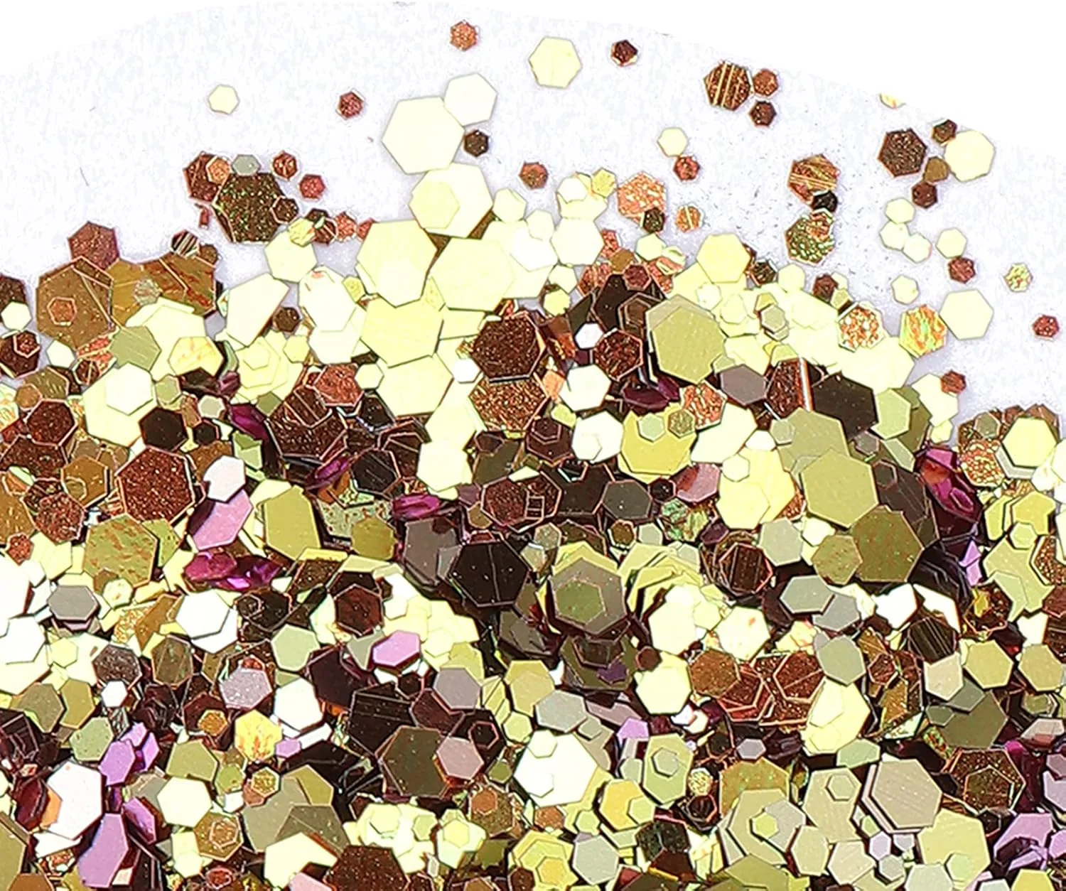 پودر پولک ناخن 50 گرمی، مجموعه گرد و غبار اکلیلی، مواد درجه یک بدون بو و کاملا ایمن، پولک های مخلوط تزئینات هنری ناخن اکلیلی (#4)