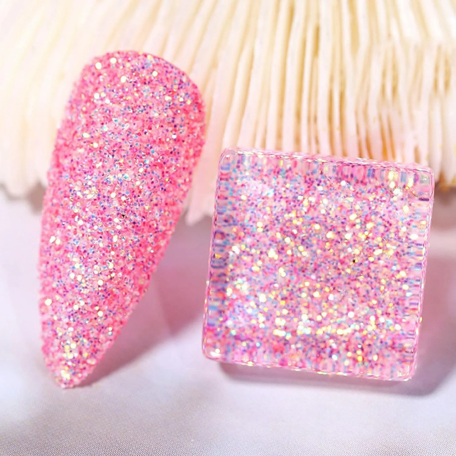 اکلیل ناخن 12 رنگ پودر تزئینی فوق العاده ظریف پودر رنگ ناخن گرد و غبار پولک صنایع دستی برای صورت بدن چشم مو کیت نوک ناخن برای مبتدیان (L, One Size)