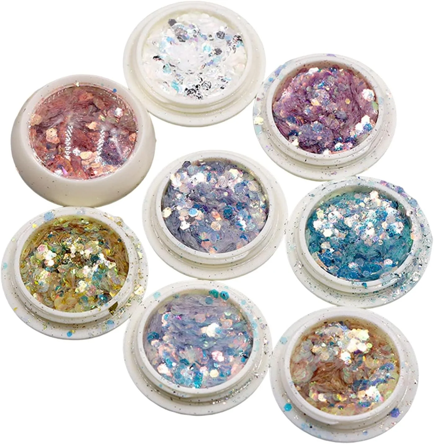 تزئینات ناخن تزویق، دکور مهمانی طراحی ناخن DIY، پودر طراحی ناخن مرواریدی، مروارید شفاف و درخشان، پودر هولوگرافیک براق برای مانیکور و طراحی ناخن (8 رنگ) تزئینات ناخن تزویق، دکور مهمانی طراحی ناخن DIY، پودر طراحی ناخن مرواریدی، مروارید شفاف و درخشان، پودر هولوگرافیک براق برای مانیکور و طراحی ناخن (8 رنگ)