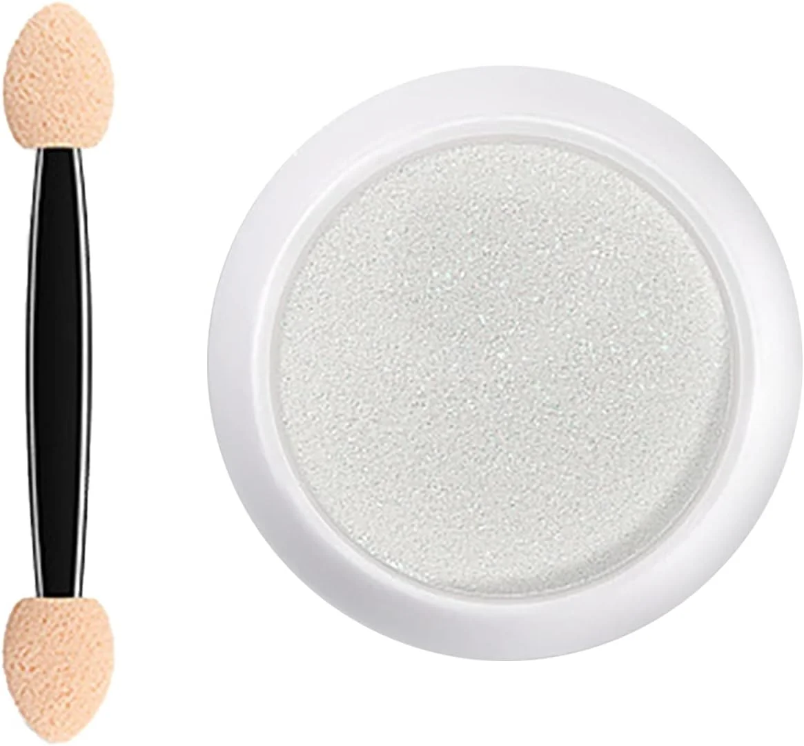 پودر اکلیلی با افکت براق، مناسب طراحی ناخن به همراه اسفنج و اپلیکاتور (G, 4CM/1.57 اینچ) پودر اکلیلی با افکت براق، مناسب طراحی ناخن به همراه اسفنج و اپلیکاتور (G, 4CM/1.57 اینچ)