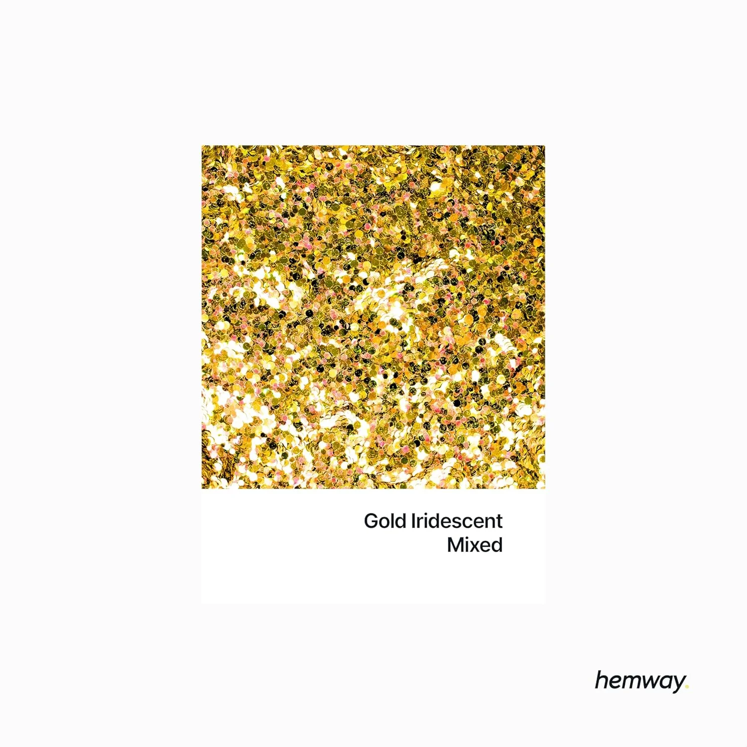 اکلیل درشت هموی 105 گرمی / 3.7 اونس، پودر اکلیل مخلوط برای کارهای دستی، پولک و تکه های فلزی برای طراحی ناخن، بدن، صورت، چشم، مو، رزین اپوکسی، لیوان، مهمانی - ترکیب طلایی رنگین کمانی