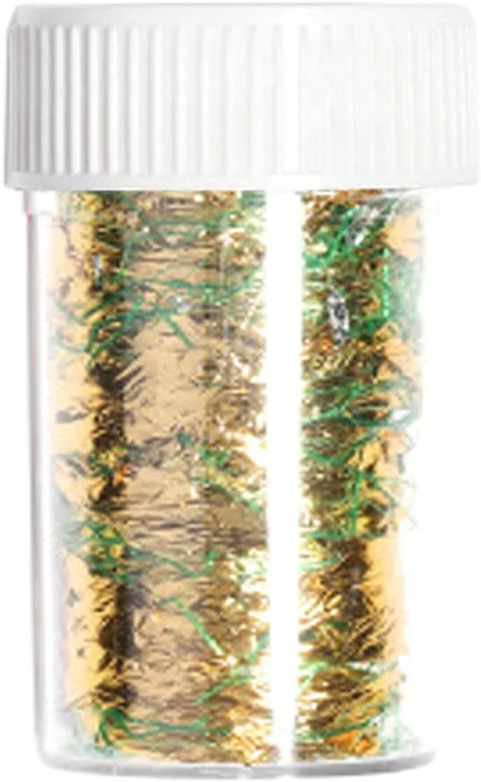 برچسب فویل ناخن پولک ناخن طلایی نقره ای، پولک های ناخن فلزی، چیپس طراحی ناخن، پولک های براق ناخن طلایی نقره ای برای تزئین ناخن (H)