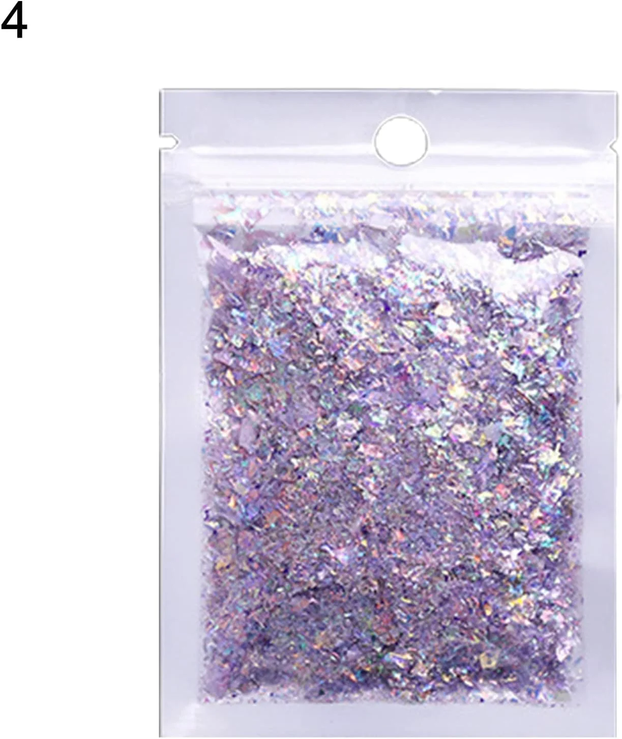 پولک های اکلیلی ناخن، طراحی ناخن، پولک های اکلیلی ناخن، پولک های براق شیک - مدل 4