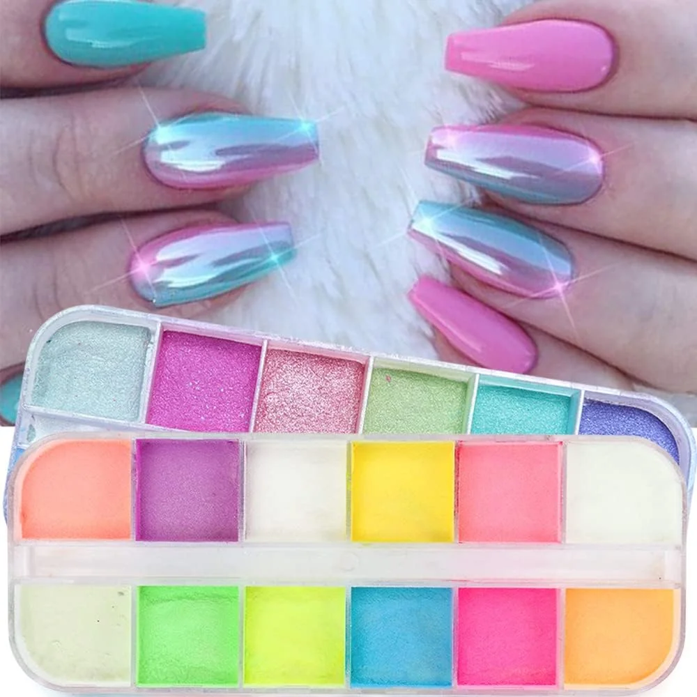 پودر اکلیل ناخن 12 رنگ، پولک های هولوگرافیک، پودر آینه ای رنگارنگ، پودر مرواریدی براق، پیگمنت کروم، گرد و غبار ریز، لاک بازتابنده، لوازم جانبی و تزئینات حرفه ای مانیکور پودر اکلیل ناخن 12 رنگ، پولک های هولوگرافیک، پودر آینه ای رنگارنگ، پودر مرواریدی براق، پیگمنت کروم، گرد و غبار ریز، لاک بازتابنده، لوازم جانبی و تزئینات حرفه ای مانیکور
