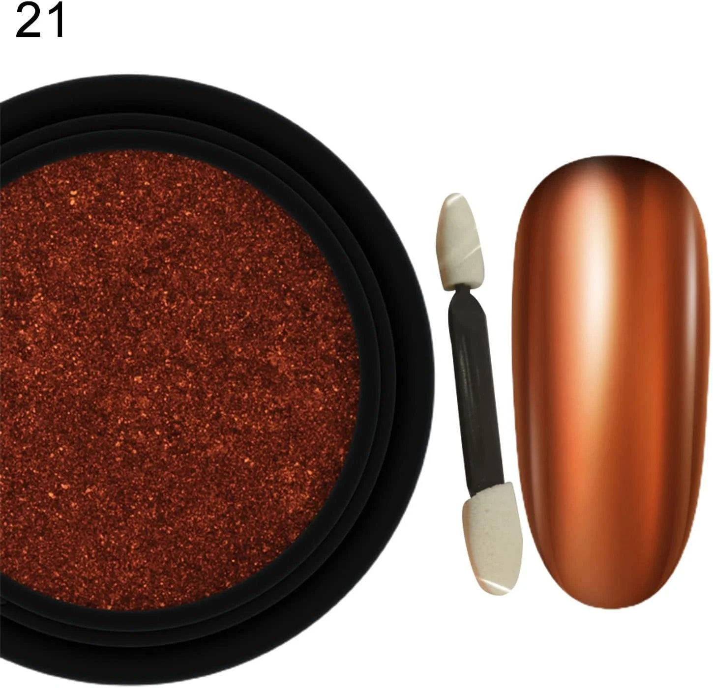 برچسب های طراحی ناخن پودر اکلیلی رنگ متالیک بادوام تزئین ناخن پودر رنگدانه ای آینه ای پودر ناخن بدون پخش شدن