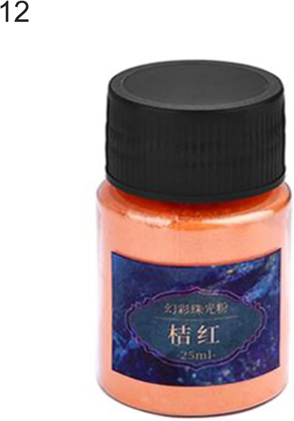 پودر رنگی رنگ ناخن پودر براق طراحی ناخن درخشان برای دختران ۱۲