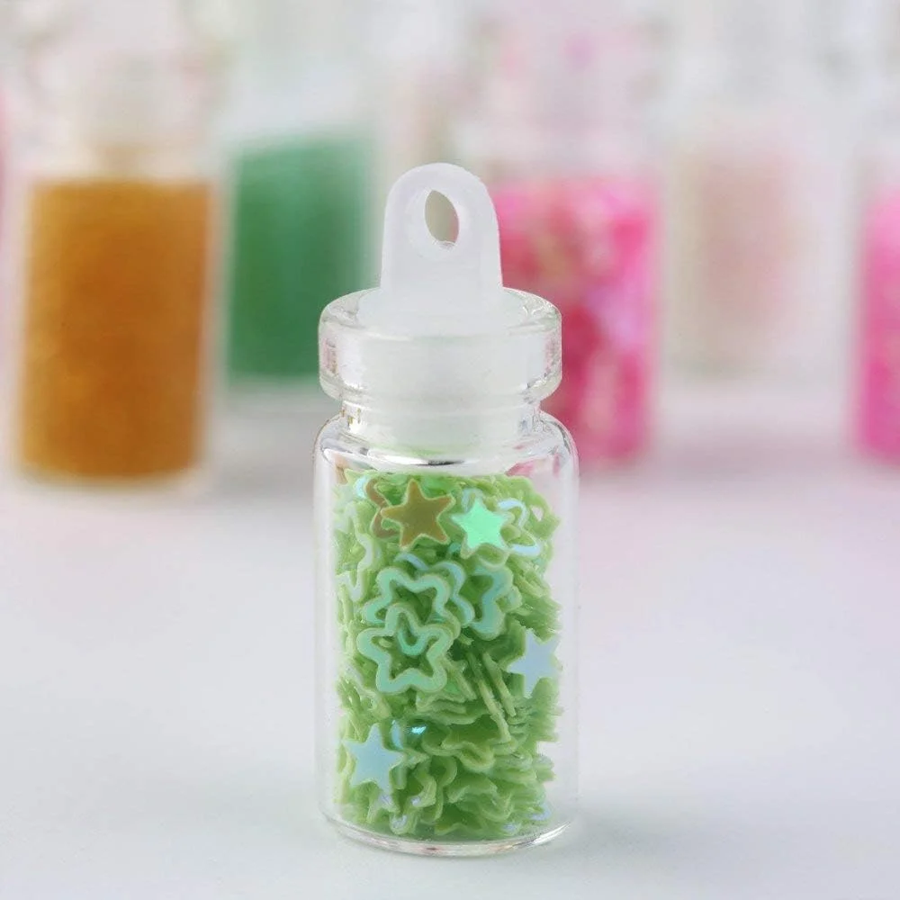 مجموعه 48 عددی لوازم طراحی ناخن Belicia شامل مروارید، پولک، پودر اکلیلی، نگین های اکریلیک و ابزار آرایشی