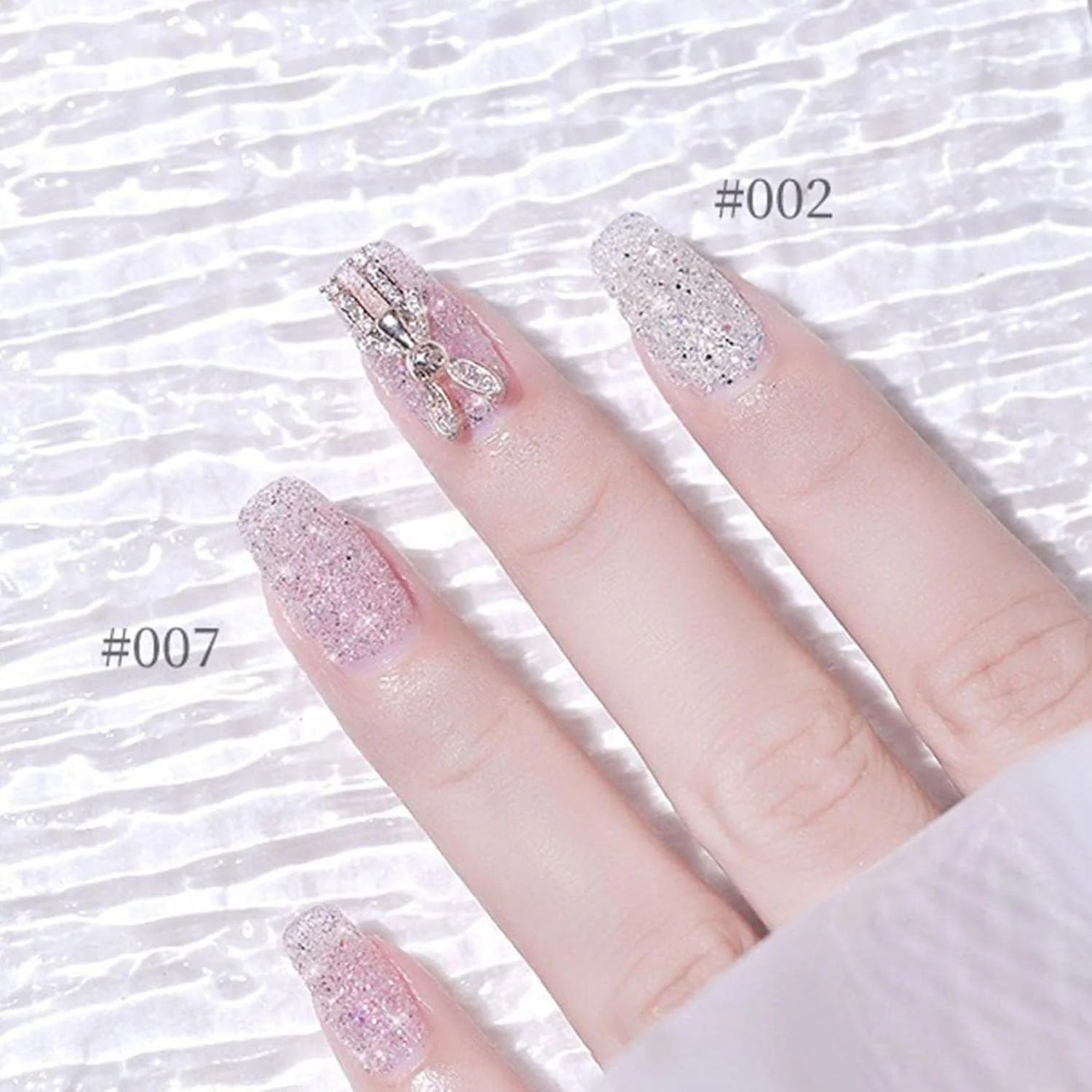 پودر اکلیل ناخن هولوگرافیک، پودر ناخن با جلوه آینه ای متالیک، پودر درخشان الماس ناخن، پودر فلش ناخن فوق العاده براق، تزئینات هنری ناخن برای مهمانی تولد
