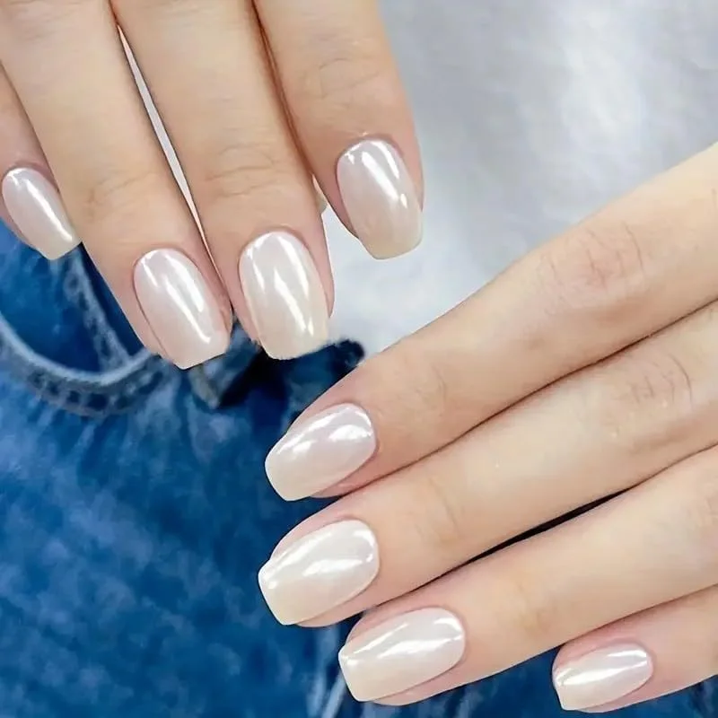 پودر کروم ناخن 3 عددی، پودرهای کروم ناخن پری دریایی با جلوه آینه ای متالیک، پودر کروم مرواریدی براق، پودر اکلیل ناخن برای مانیکور و رنگدانه هولوگرافیک