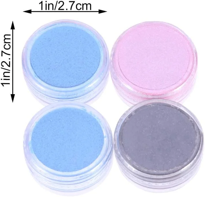ست 16 عددی پودر رنگی اکلیلی برای صابون، رنگ، پودر میکا، پیگمنت سایه چشم، براق کننده لب، صورت، هنر ناخن، لاک ناخن (رنگ تصادفی)