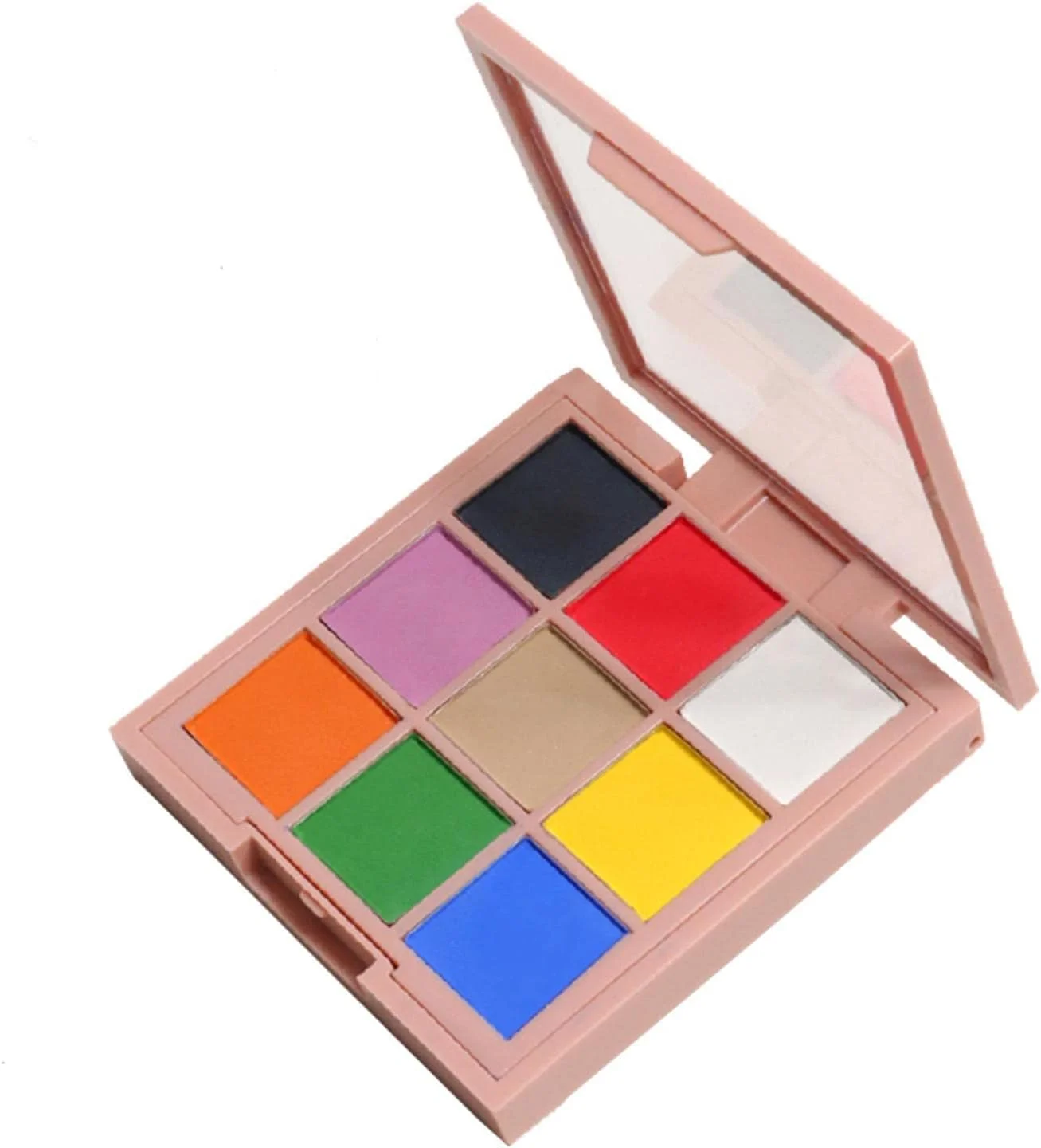 پودر کروم ناخن، پالت پودر ناخن گرادیانی 9 رنگ، پودر شفق قطبی هولوگرافیک، پودر صدف با اثر آینه ای، رنگدانه مرواریدی براق برای طراحی ناخن DIY