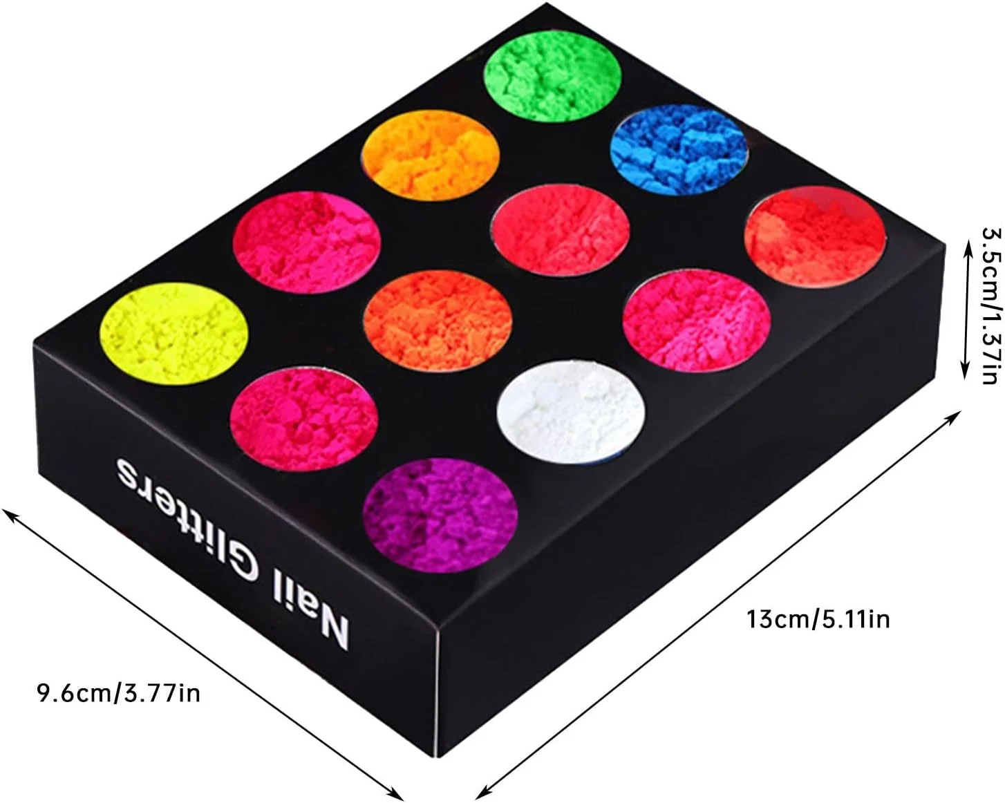 پودر ناخن پودر طراحی ناخن مجموعه 12 رنگ پودر رنگدانه طراحی ناخن متالیک پودر رنگدانه مانیکور اکلیلی گرد و غبار آینه ای تزئینات ناخن اکلیلی برای طراحی ناخن DIY و سالن