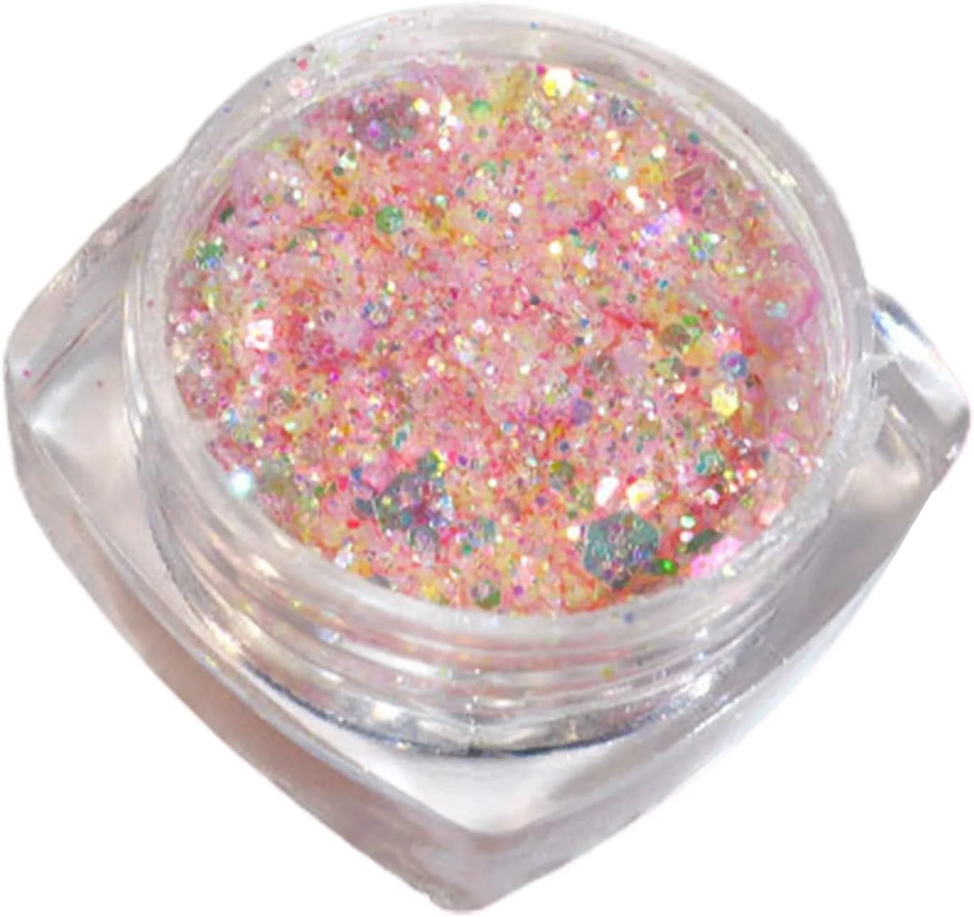 پولک ناخن، پودر اکلیلی تزئین ناخن، طراحی ناخن برای استفاده خانگی 2