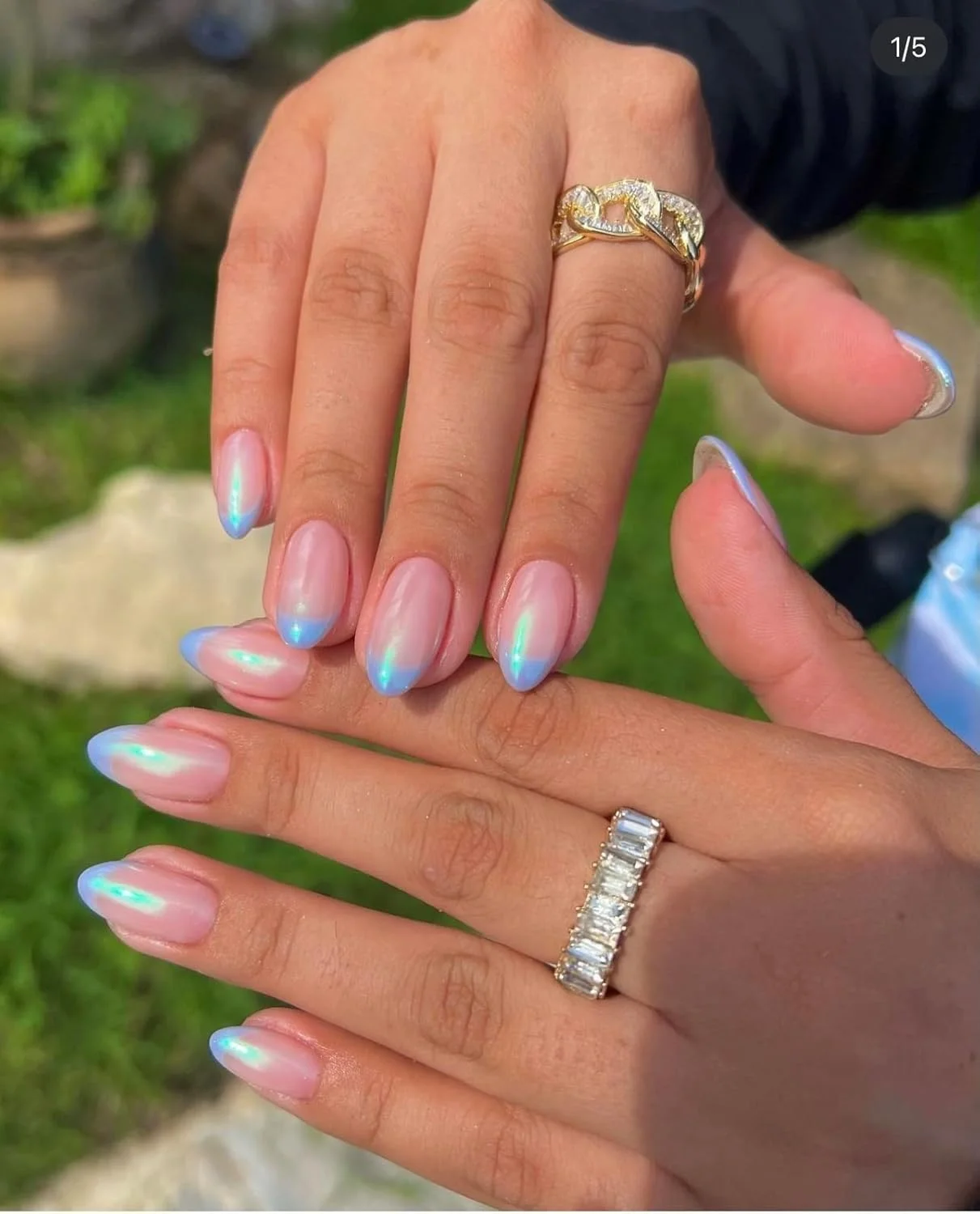 پودر پیگمنت ناخن آبی کودکانه با جلوه آینه‌ای، پودر لاک ناخن دودی مشکی، پودر اکلیلی لیزری رنگی، پولک تزئین ناخن، ابزار آرایش چشم دودی و کاردستی (C10)