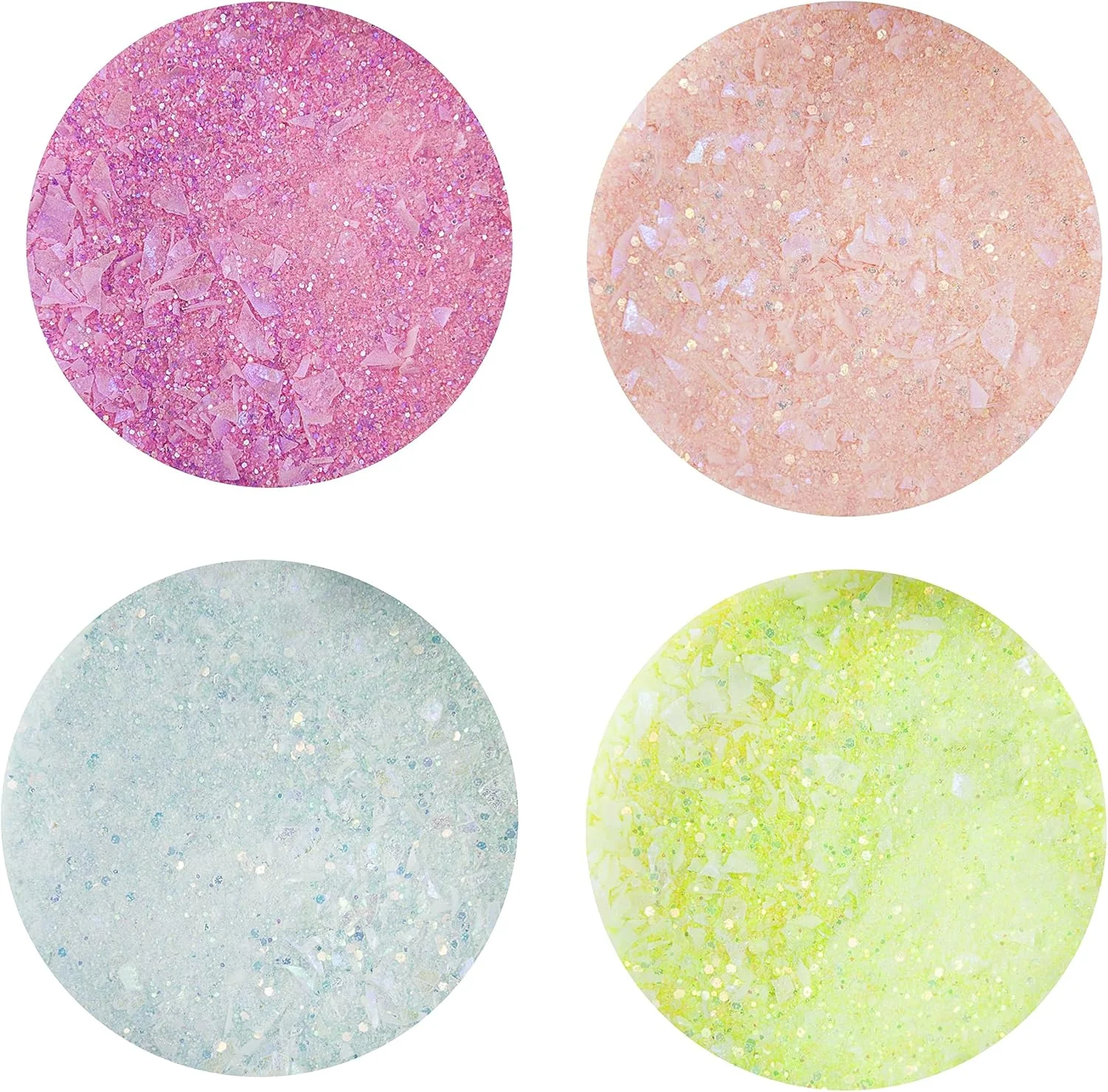 مجموعه پودر اکریلیک ناخن گلها، مجموعه 15 رنگ با اشکال مختلف، پودر پولک ناخن اکلیلی هولوگرافیک، لوازم آرایشی حرفه ای طراحی ناخن، 3.5 گرم هر کدام.