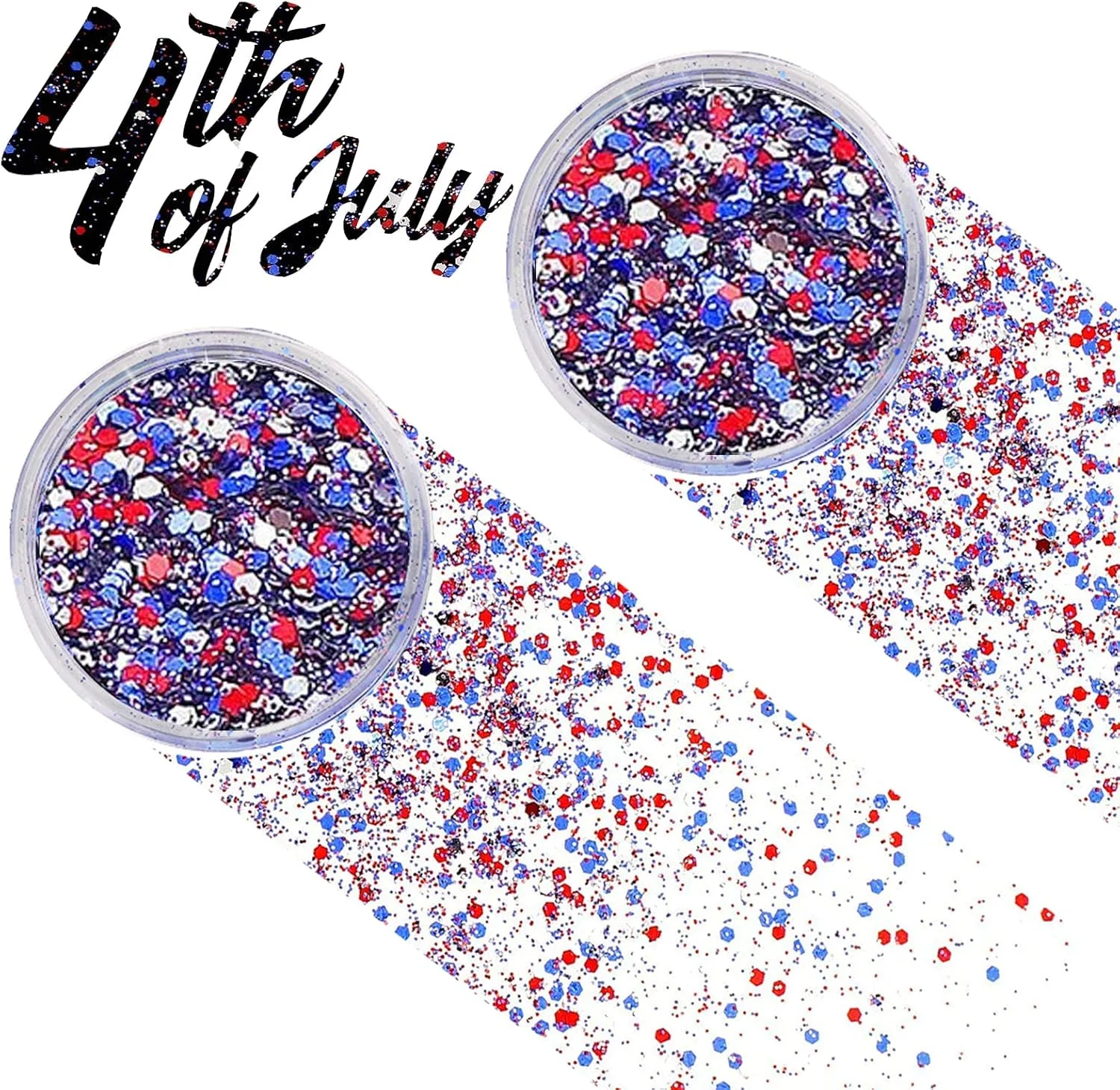 اکلیل درشت هولوگرافیک مخلوط قرمز، سفید و آبی با ژل، 20 گرم (2 شیشه x 10 گرم) پودر اکلیل صنایع دستی، پولک های رنگین کمانی ناخن صورت چشم لیوان، تزئینات 4 جولای اکلیل درشت هولوگرافیک مخلوط قرمز، سفید و آبی با ژل، 20 گرم (2 شیشه x 10 گرم) پودر اکلیل صنایع دستی، پولک های رنگین کمانی ناخن صورت چشم لیوان، تزئینات 4 جولای