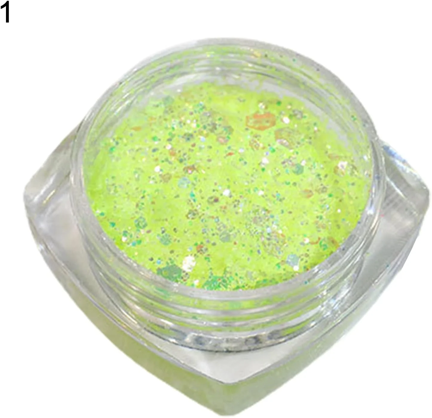 پولک ناخن پودر اکلیلی تزئین ناخن مناسب برای استفاده خانگی 1