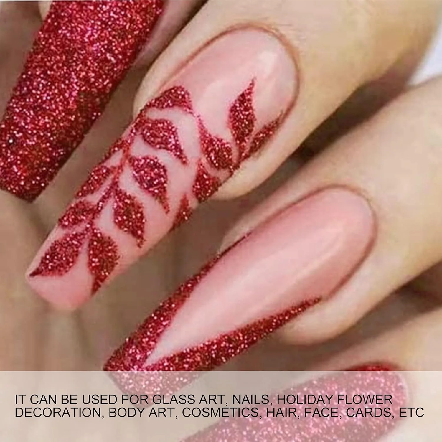 پودر اکلیل هنری ناخن 50 گرمی، مجموعه پودر اکلیل، بادوام و آب بندی آسان، سازگار با محیط زیست، پودر چند منظوره برای ساخت کاردستی و آرایش (#3)