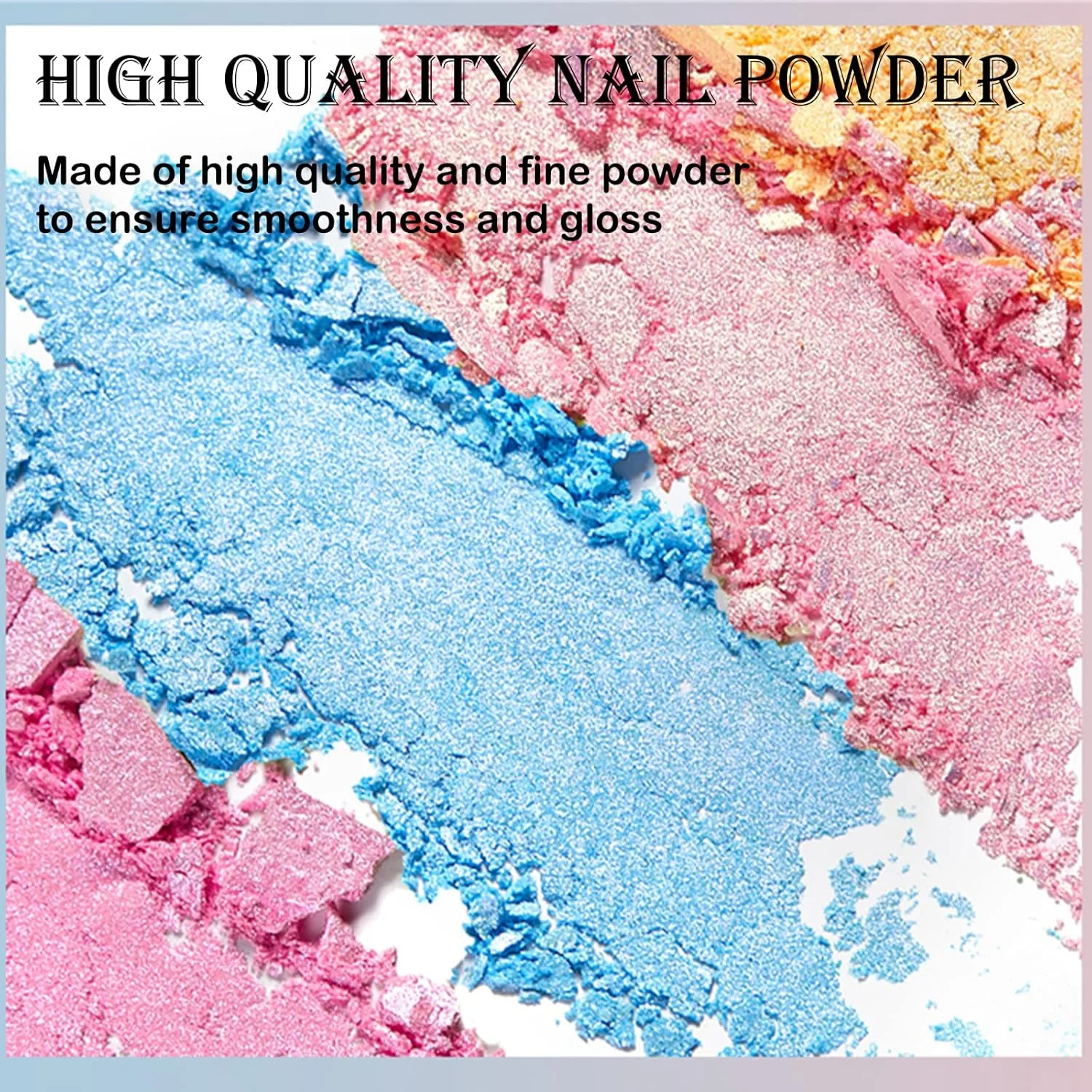 پودر کروم ناخن، 2 بسته پودر رنگدانه هنر ناخن نئون پری دریایی، مجموعه پودر براق ناخن، 12 رنگ پودر کروم ناخن با برس های اسفنجی ناخن برای تزئینات هنر ناخن DIY