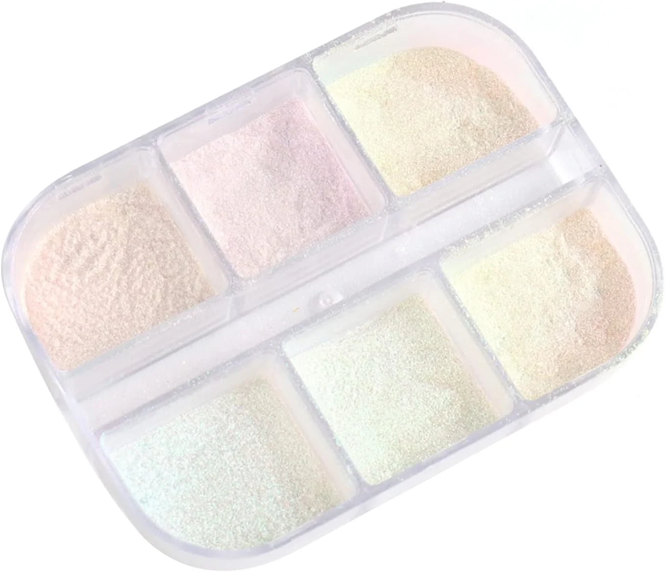 پودر ناخن ایرووامی، پودر اکلیل ناخن، پودر اکلیل طراحی ناخن، پودر درخشان DIY طرح صدف دریایی برای تزئین ناخن