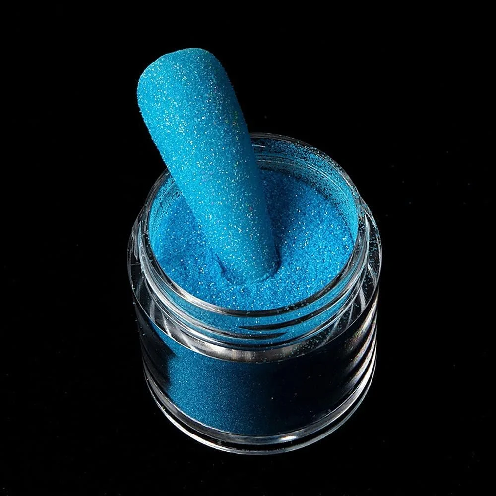 پودر نئون شب‌تاب ناخن، پودر اکلیلی ناخن، پودرهای ناخن شب‌تاب، لاک ناخن رنگ فلورسنت، رنگدانه‌های ناخن، اکلیل ناخن برای طراحی ناخن DIY بانوان و دختران، 1 عدد