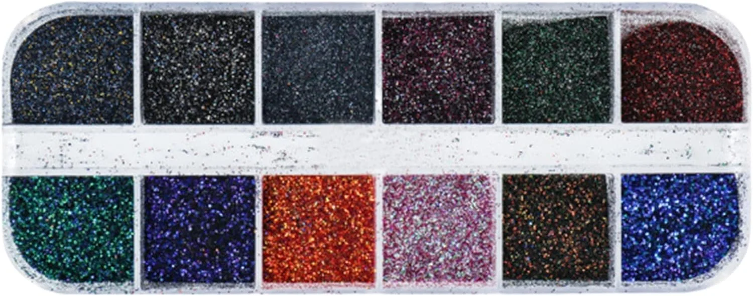 پودر اکلیل ناخن، پولک های تزئینی براق ناخن، هولوگرافیک، مناسب برای طراحی ناخن