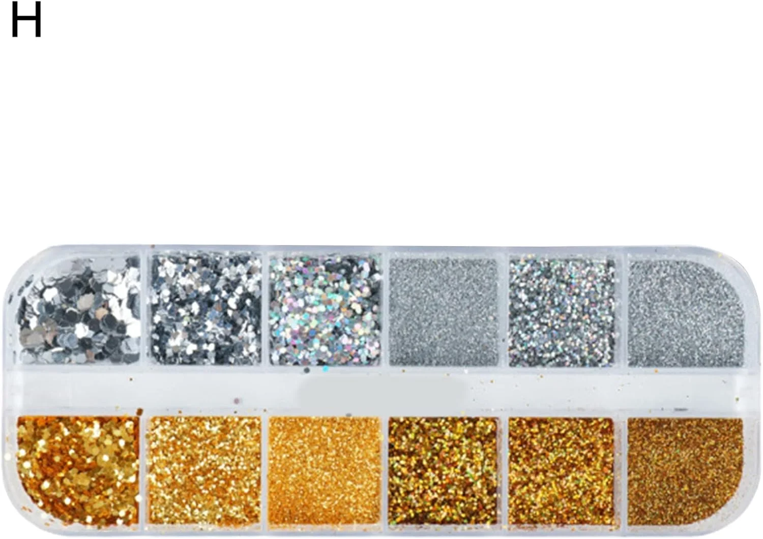 پودر اکلیل ناخن، پولک های براق تزئینی ناخن، هولوگرافیک، مناسب برای طراحی ناخن