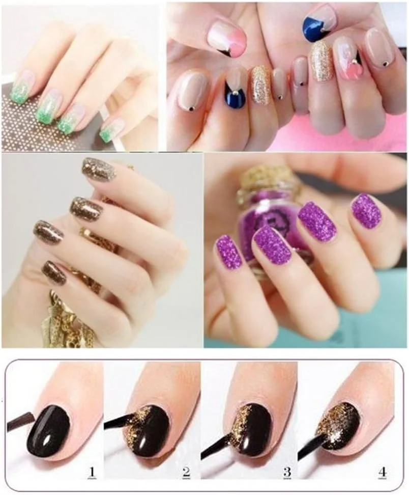 پودر اکلیل تزئین ناخن XICHEN72PC (۷۲)