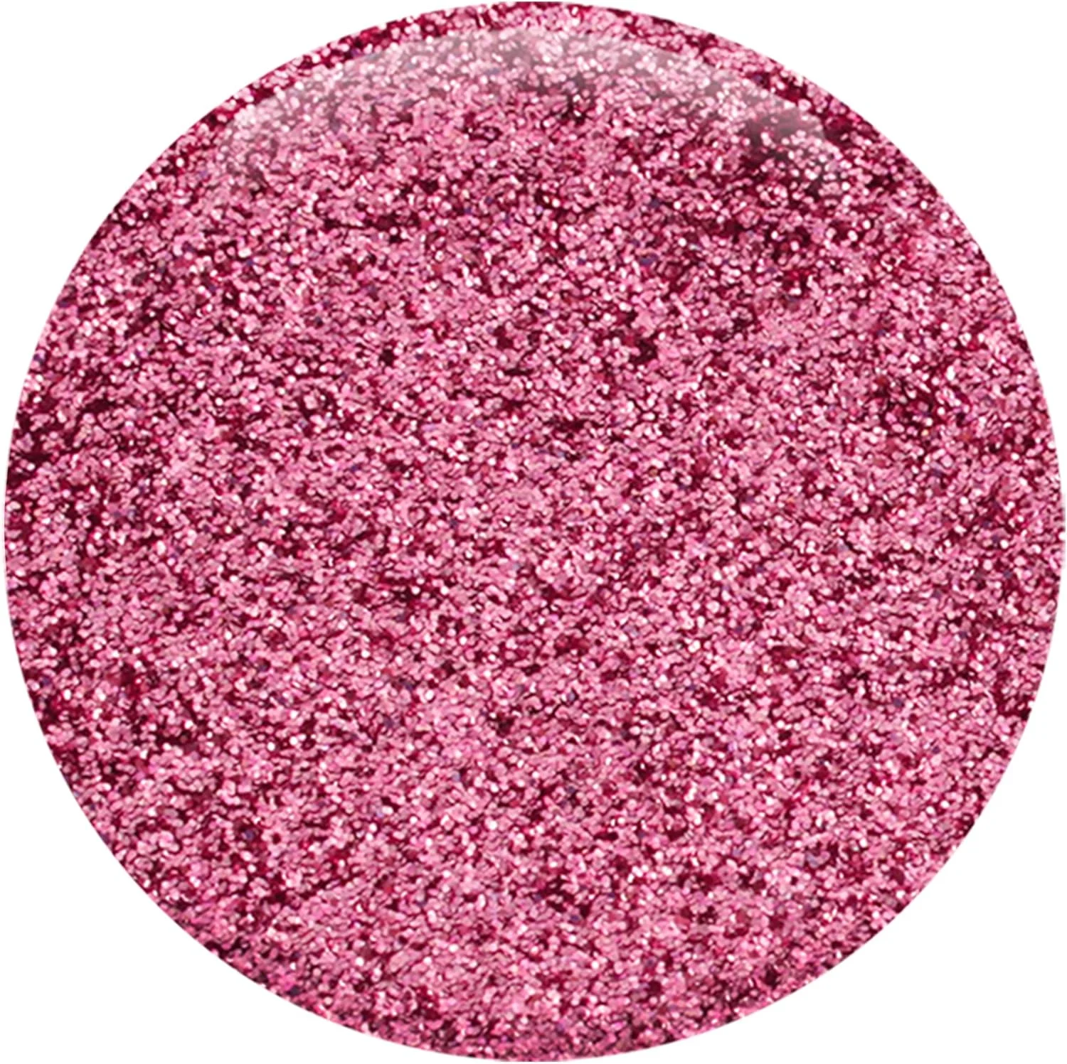 پودر اکلیل بسیار ریز آرایشی GLITTIES COSMETICS - مناسب برای آرایش صورت، بدن، مو، لب و ناخن - (رژ گونه صورتی)