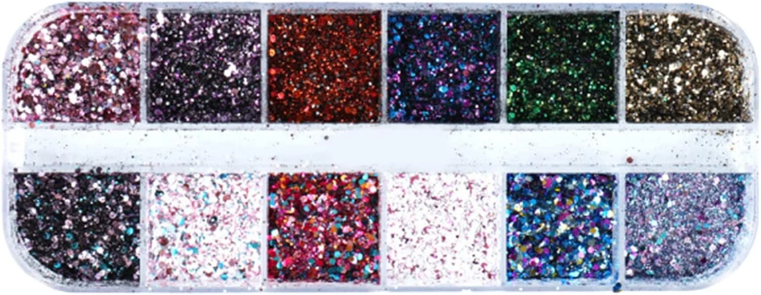 پودر اکلیل ناخن، پولک های تزئینی براق ناخن، هولوگرافیک، مناسب برای طراحی ناخن پودر اکلیل ناخن، پولک های تزئینی براق ناخن، هولوگرافیک، مناسب برای طراحی ناخن