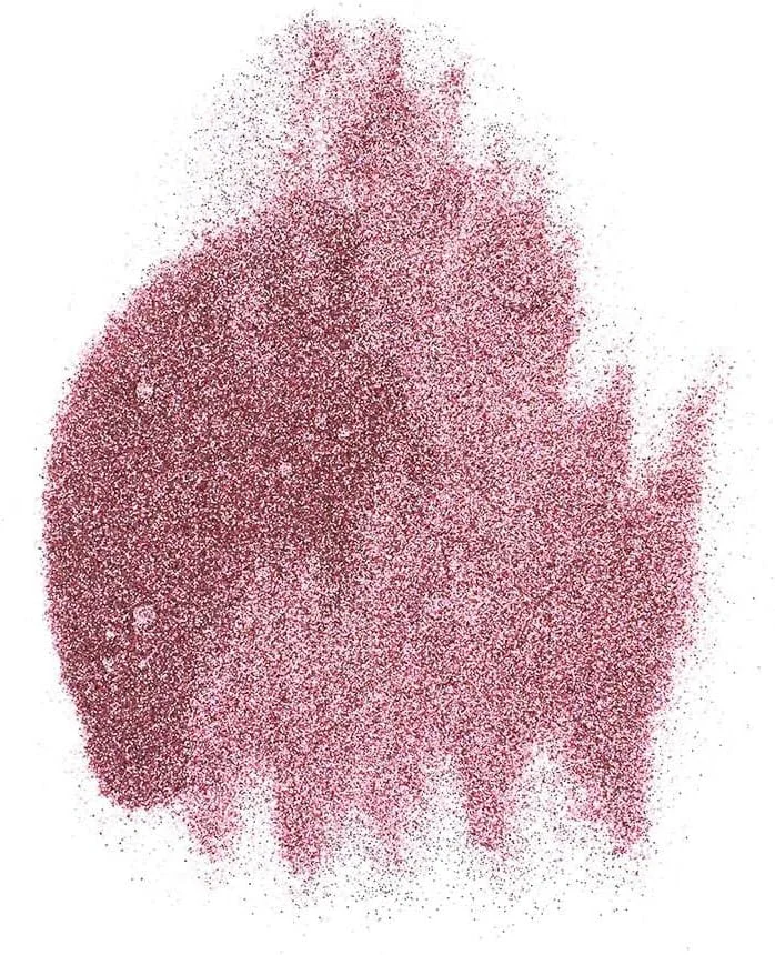 اکلیل پودری ستاره‌بین، سحابی صورتی. پودر اکلیل آرایشی برای استفاده روی چشم ها، لب ها، صورت، بدن، مو و ناخن ها.