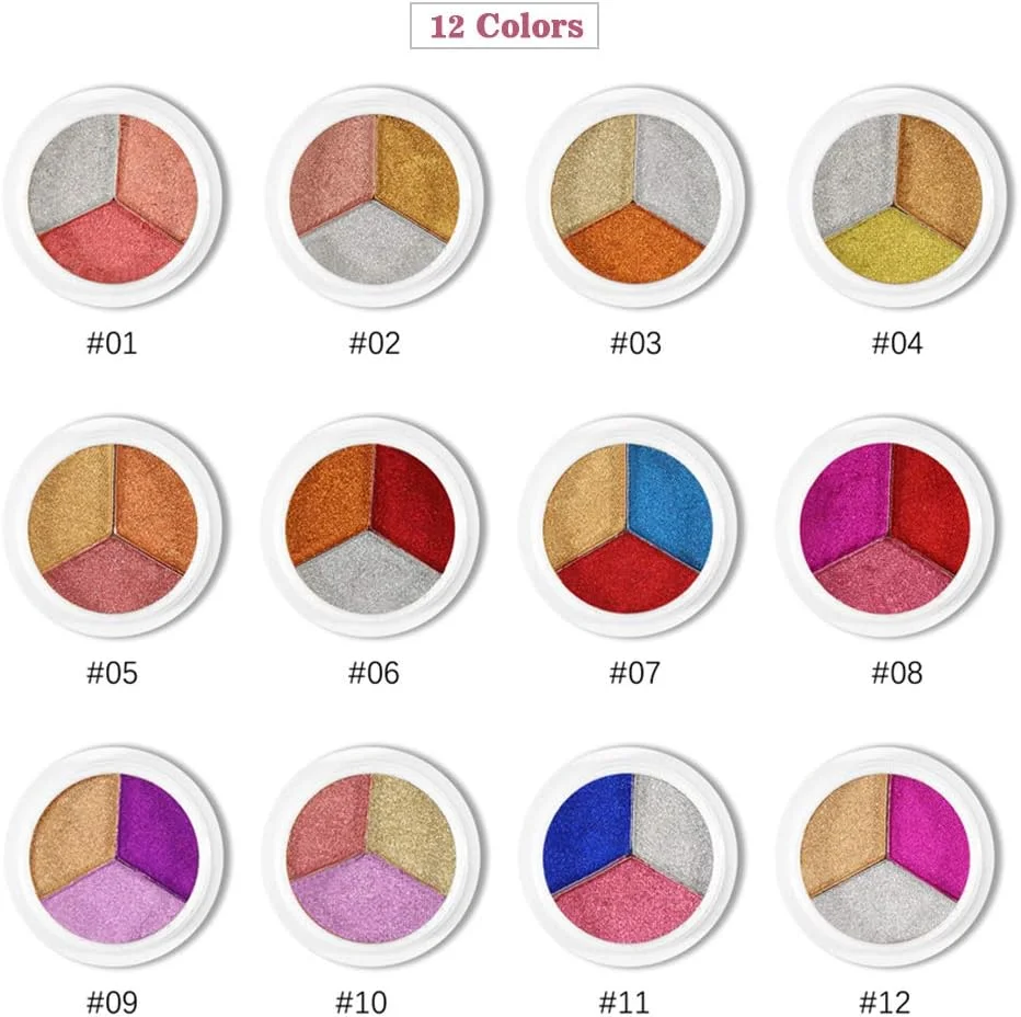 پودر ناخن اکلیلی با جلوه آینه ای کروم متالیک به همراه 2 برس برای طراحی ناخن، مناسب لاک ژل
