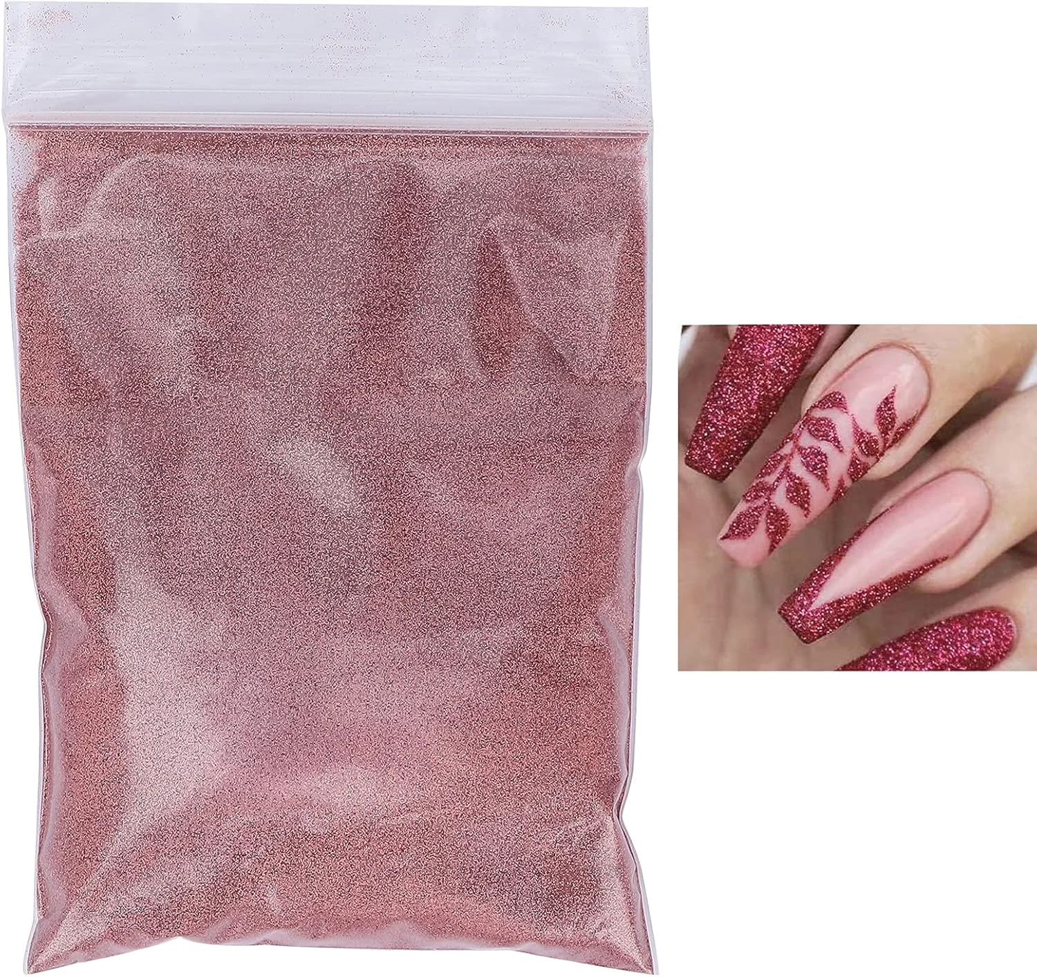 پودر اکلیل هنری ناخن 50 گرمی، مجموعه پودر اکلیل، بادوام و آب بندی آسان، سازگار با محیط زیست، پودر چند منظوره برای آرایش و صنایع دستی DIY (شماره 4)