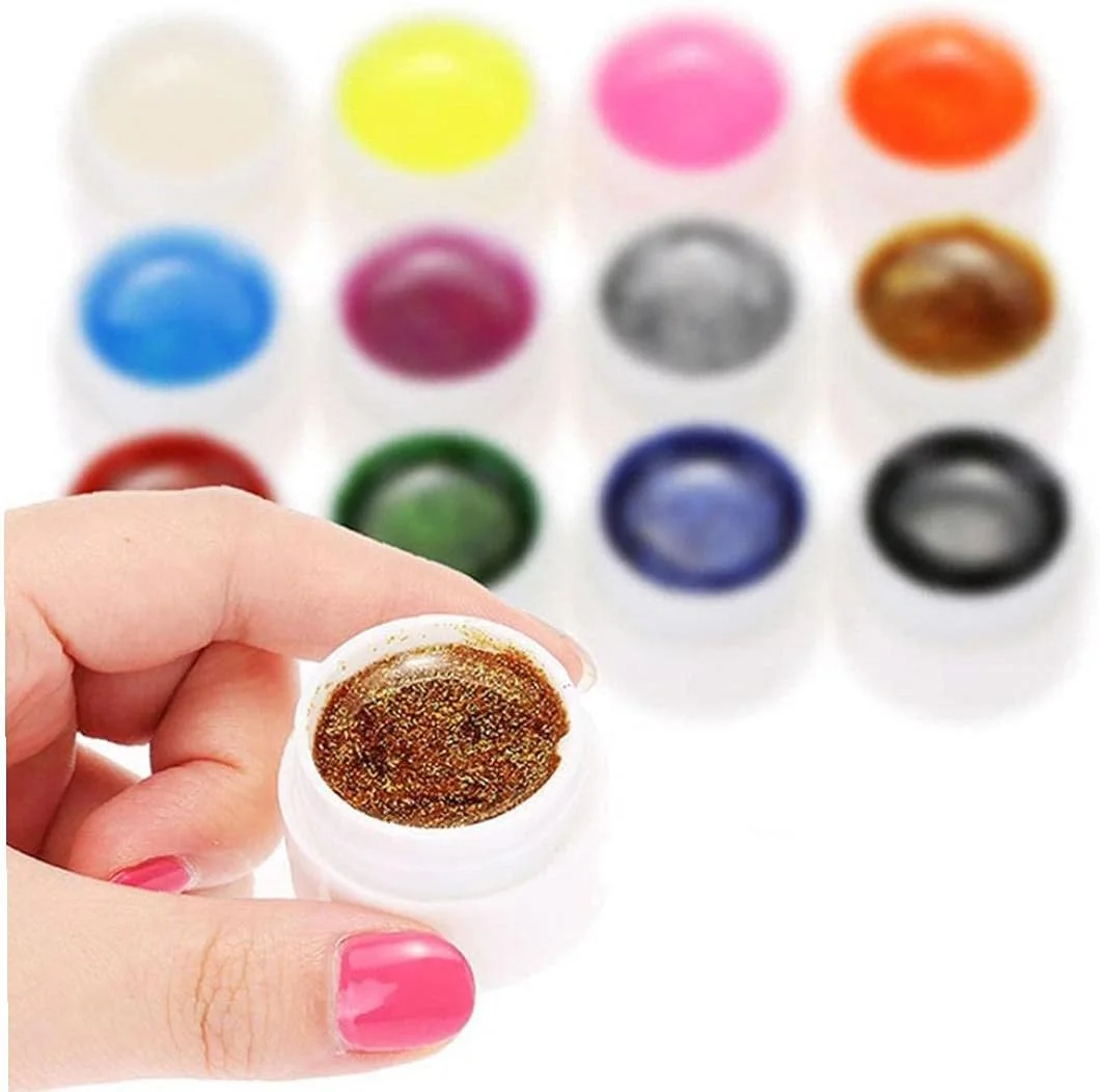 پودر ناخن پودر جلوه آینه ای رنگدانه مانیکور چسب اکلیلی پودر کروم طراحی ناخن رنگین کمانی برای زنان 12 عدد ابزار و لوازم ناخن