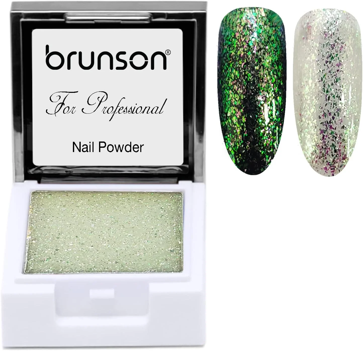 پودر ژل ناخن UV برونسون، پودر مایع طراحی ناخن آبرنگ مربعی، پیگمنت جامد 5 گرمی، اکلیلی غیر روان، چسب جامد انعکاسی UV، لاک ژل طراحی ناخن، مانیکور WF09