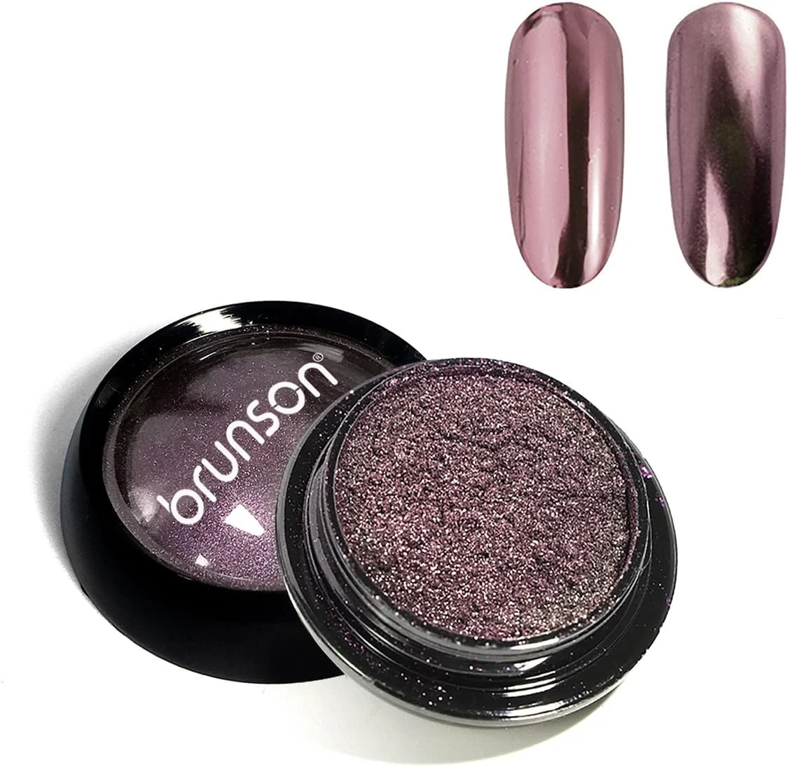 پودر ناخن کروم برانسون، پودر رنگدانه ای هولوگرافیک آرورا رنگین کمانی برای مانیکور ناخن، پودر براق با درخشش بالا برای هنر ناخن، 1 گرم