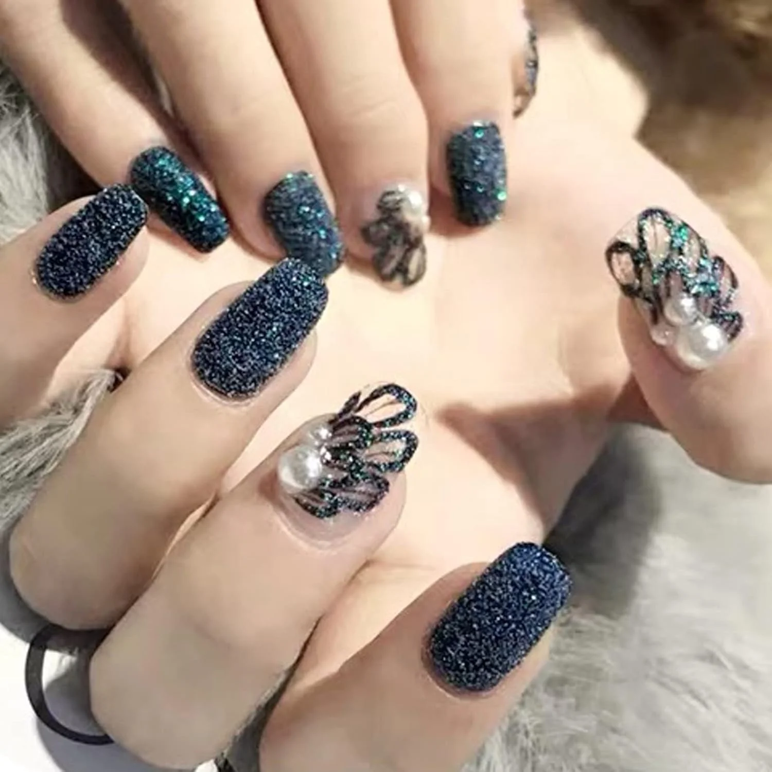 ست ۱۲ رنگ پودر پولیش ناخن زمستانی، پودر اکلیلی، پودر شکر، پودر پشمی، پودر بافتنی، پودر پوشش رنگی شکر، کیت تزئین ناخن با تمام متعلقات (تک سایز)