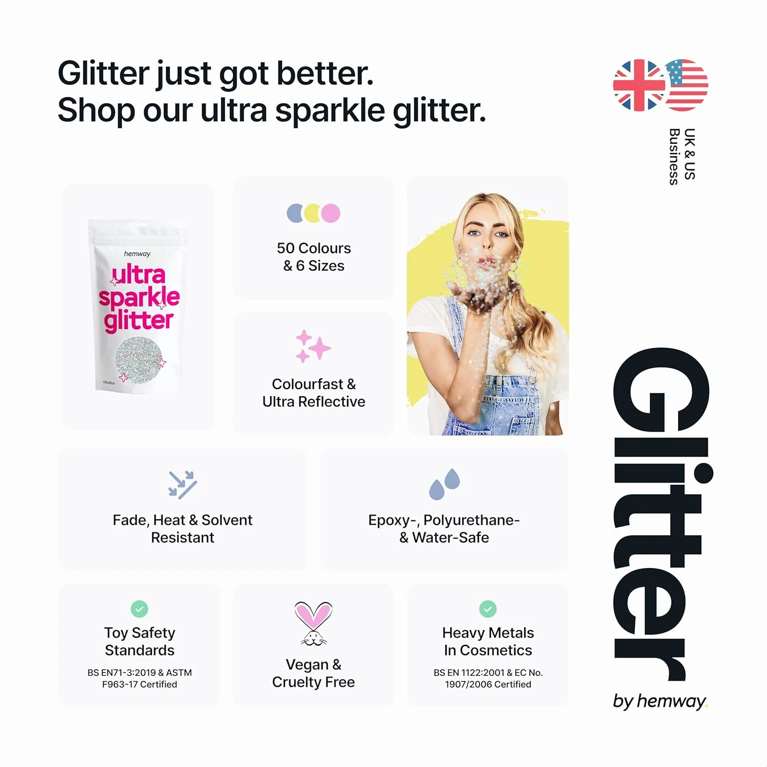 اکلیل فوق العاده درخشان نقره ای هولوگرافیک Hemway، 100 گرم، مناسب برای رزین اپوکسی، هنر و صنایع دستی، استفاده آرایشی، بدن، مو، صورت، ناخن، تزئینات، هنر، زیبایی، لیوان، گل، پودر