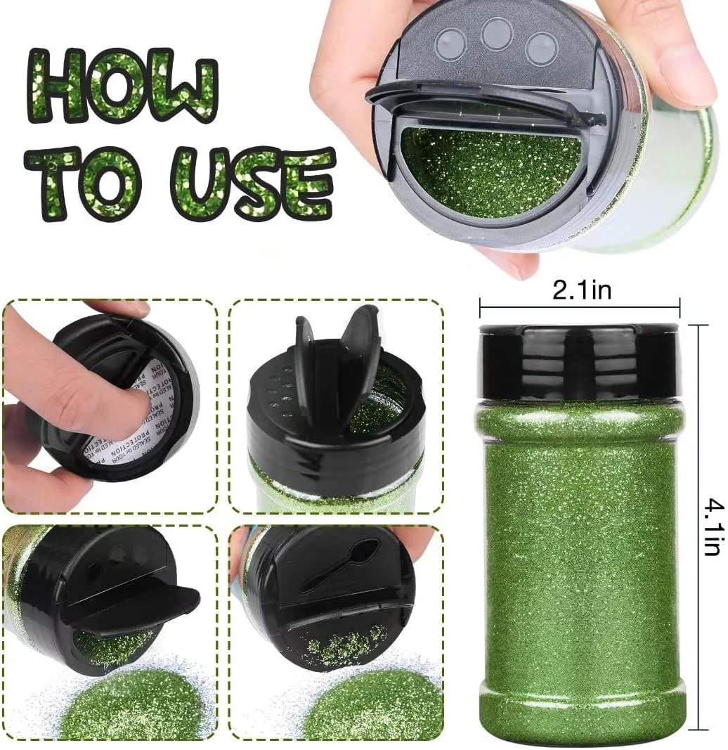 پودر اکلیل سفید درخشان TORC، 113 گرم، مناسب برای کاردستی رزین، اسلایم، لوازم آرایشی، طراحی ناخن، نقاشی، جشن کریسمس