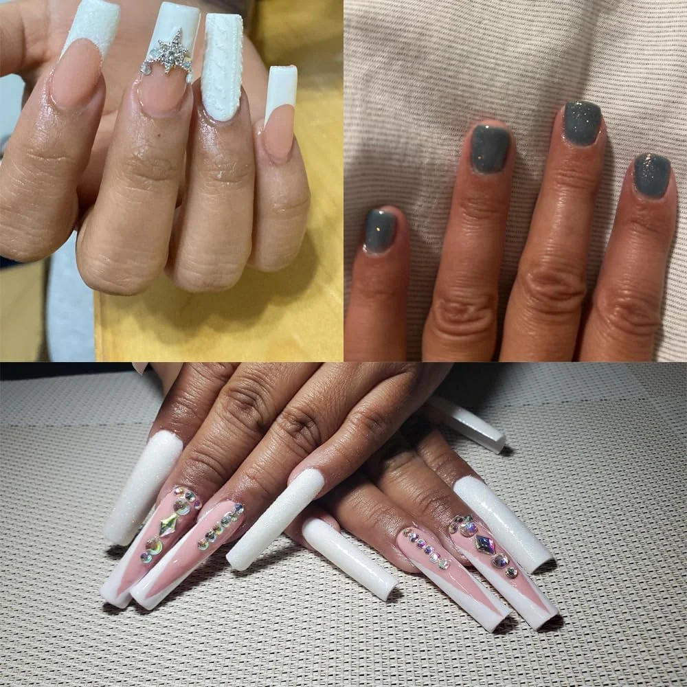 پودر براق ناخن رنگین کمانی سفید صدفی 0.2 میلی‌متری، پودر پوشش آب نباتی براق برای طراحی ناخن، پودر رنگی ناخن، تزئینات هنری ناخن، گرد الماس برای ناخن