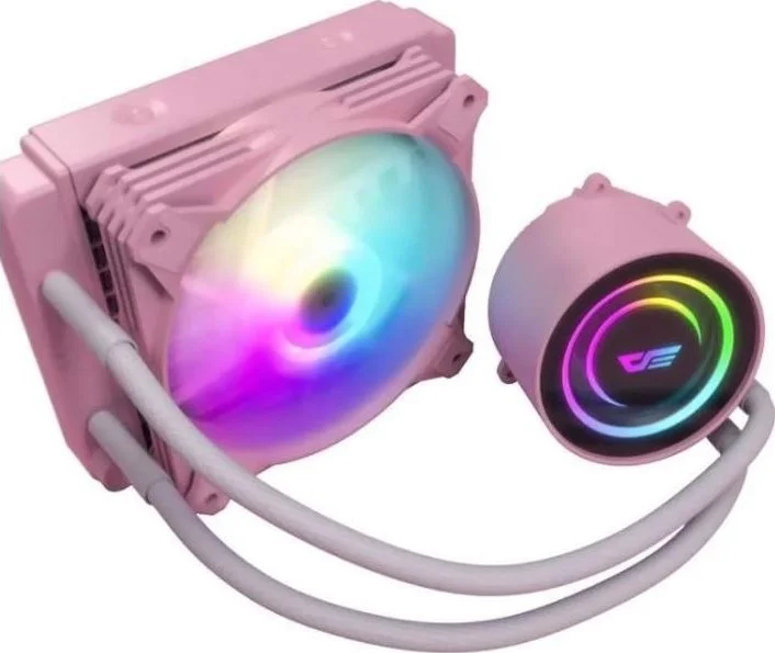 خنک کننده مایع پردازنده DarkFlash Twister DX120 صورتی ARGB LED 120mm مدل DX-120